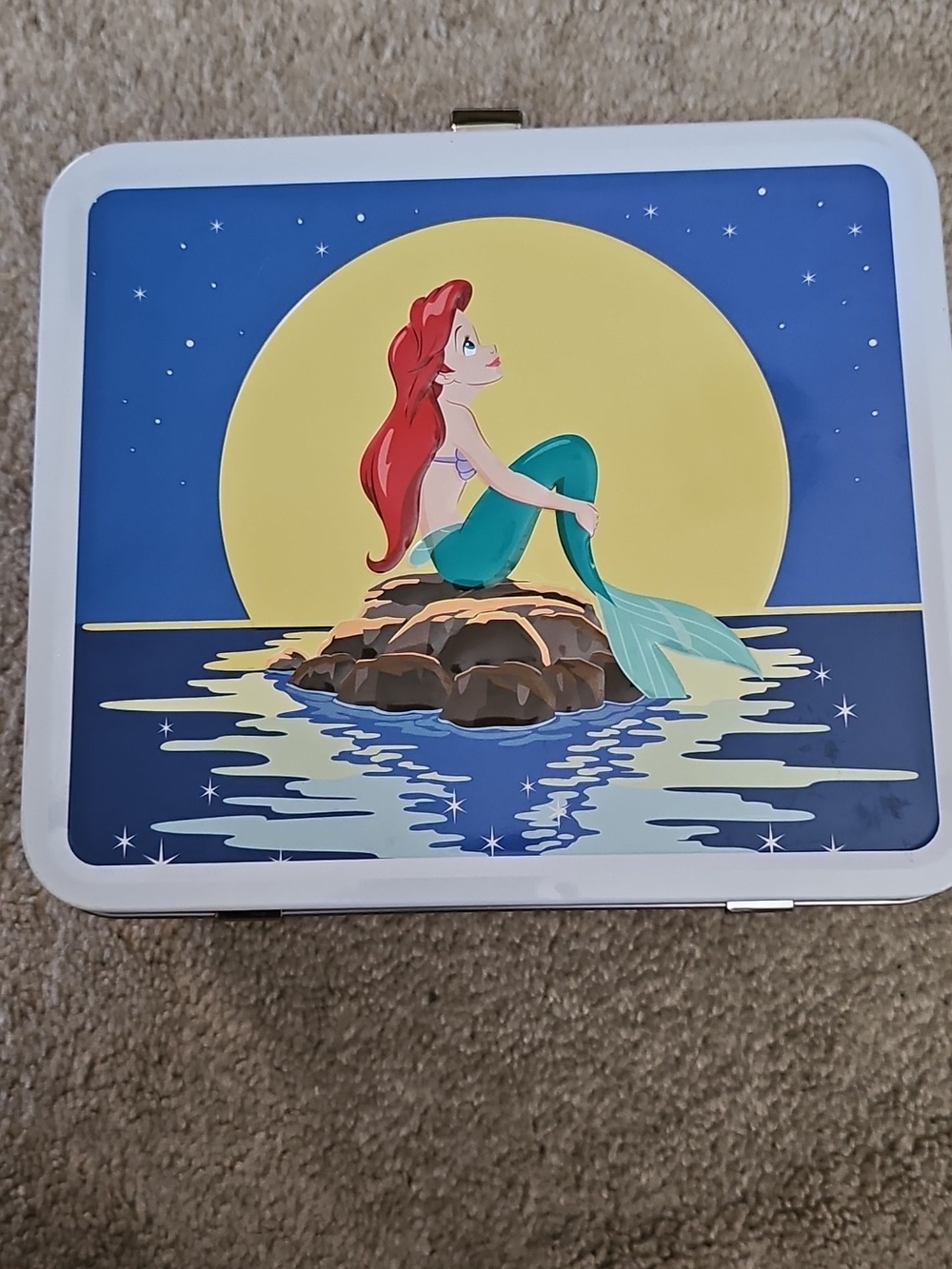 The Little Mermaid Ariel Metal Lunchbox - Blue & Yellow - Picture 2 of 9